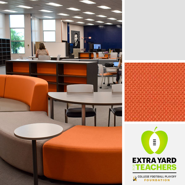 Extra Yard for Teachers graphic with remodeled environment